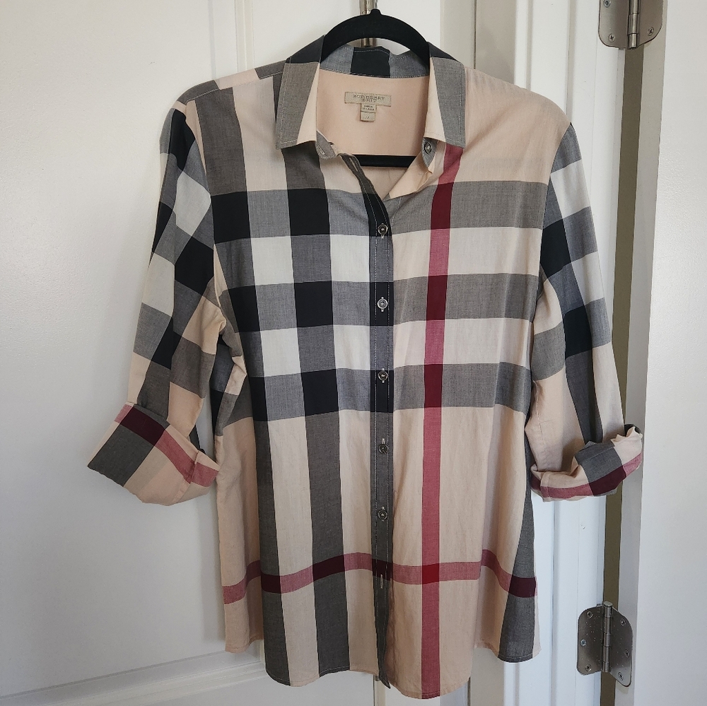 Burberry women's button down blouse.